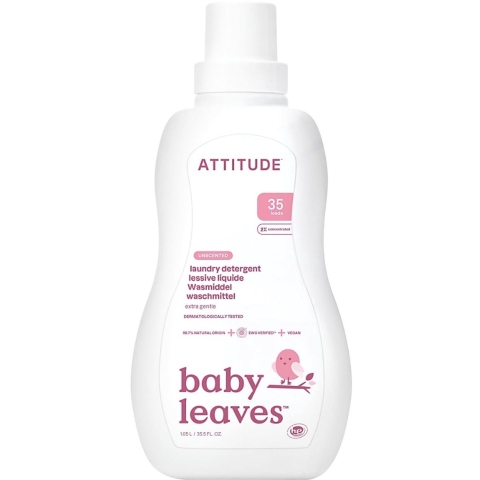 Attitude Baby Leaves Wasmiddel | 1,04 l