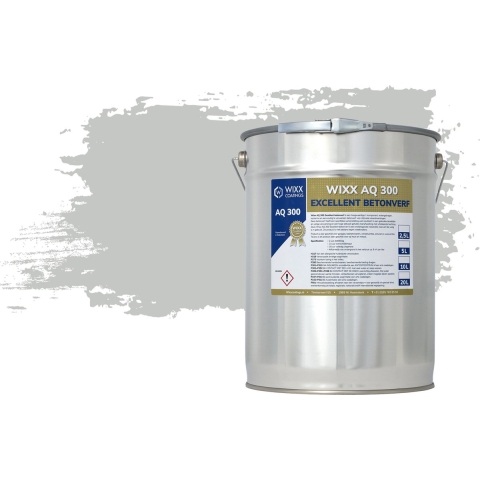 Wixx AQ 300 Excellent Betonverf RAL 7035 | Lichtgrijs 20L