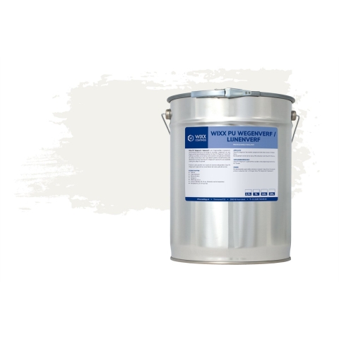 Wixx PU Wegenverf Lijnenverf RAL 9016 | Verkeerswit 2.5L