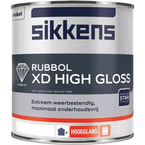 Sikkens Rubbol XD High Gloss RAL 9001 | Crèmewit 3L