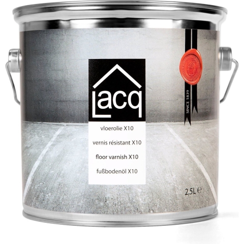 Lacq Vloerolie X10 2.5L