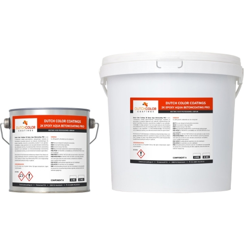 DCC 2K Epoxy Aqua Betoncoating RAL 9004 | Signaal Zwart