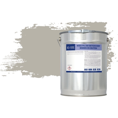 Wixx PU 250 Betonverf Buiten en Binnen RAL 7038 | Agaatgrijs 5L