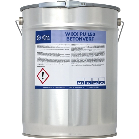 Wixx PU 150 Betonverf 100% Transparant 2.5L