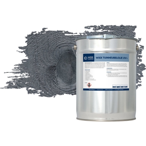 Wixx Tuinmeubel Olie UV+ Antraciet 5L