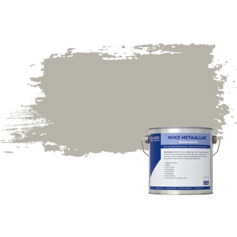 Wixx Aqua Metaallak Roestwerend RAL 7044 | Zijdegrijs 20L