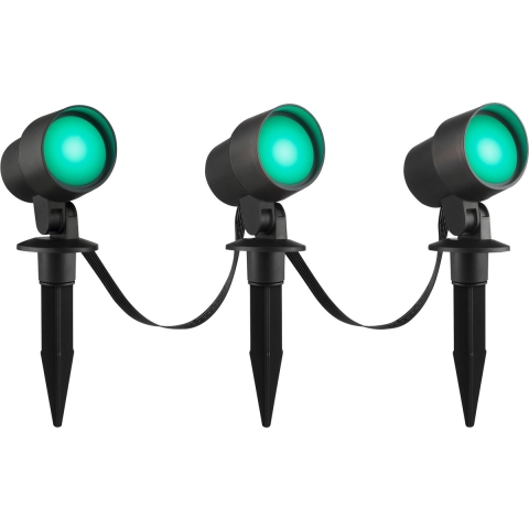 Brilliant G40911/06 Außenspießleuchte 3er Set Tuinlamp Energielabel: F (A - G) Zwart