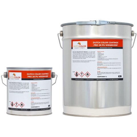 DCC PRO 2K PU Wegenverf RAL 3020 | Verkeersrood 5L