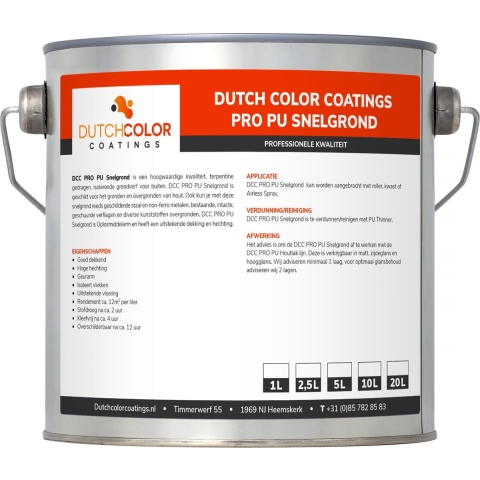 DCC PRO PU Snelgrond RAL 9010 | Zuiver Wit 10L