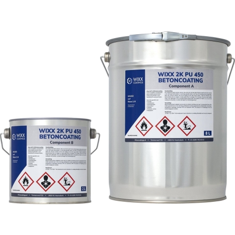 Wixx 2K PU 450 Betoncoating RAL 6024 | Verkeersgroen 5L