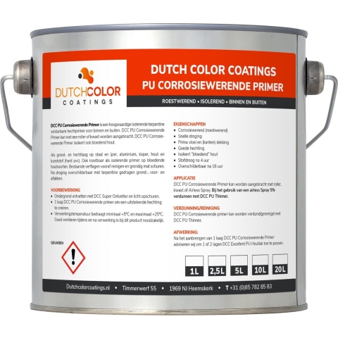 DCC PU Corrosiewerende Primer RAL 9001 | Crèmewit 5L