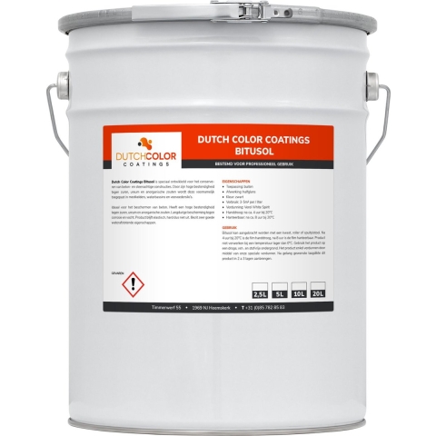 DCC Bitusol Zwart Zwart 5L