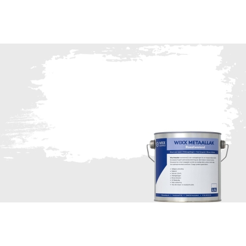 Wixx Aqua Metaallak Roestwerend Wit 20L