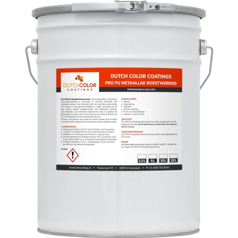 DCC PRO PU Metaallak Roestwerend RAL 7046 | Telegrijs 2 5L