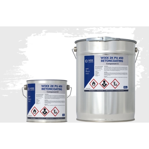 Wixx 2K PU 450 Betoncoating Wit 10L
