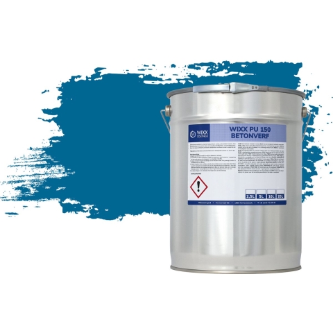 Wixx PU 150 Betonverf RAL 5017 | Verkeersblauw 5L