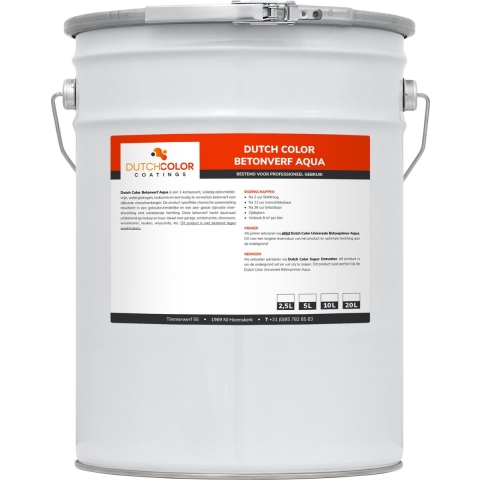 DCC Betonverf Aqua Pro RAL 3020 | Verkeersrood 2.5L