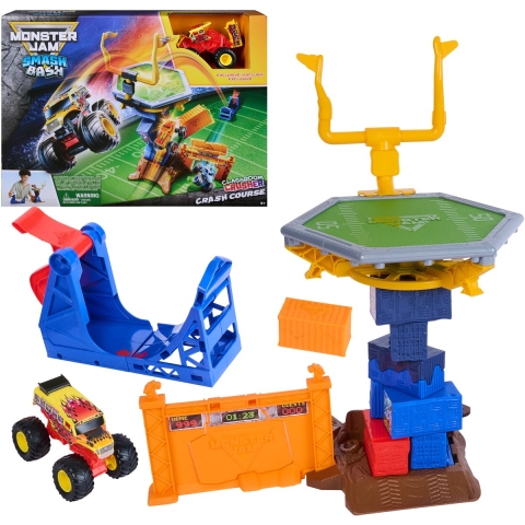 Monster Jam 164 Smash & Bash Crash Course Playset
