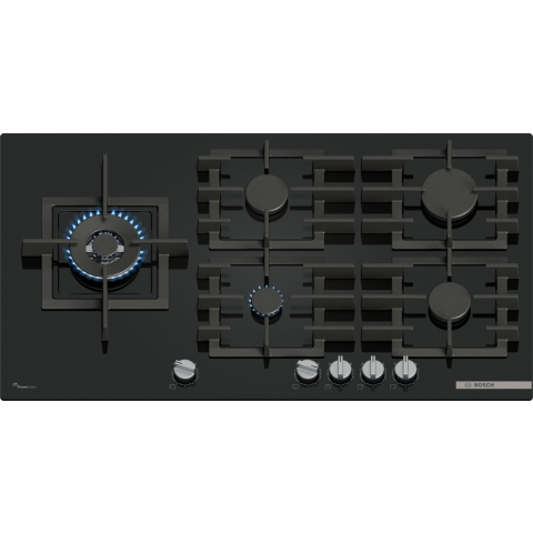 Bosch Serie 6 PPM9A6I40 kookplaat Zwart Ingebouwd 90 cm Gaskookplaat 5 zone(s)