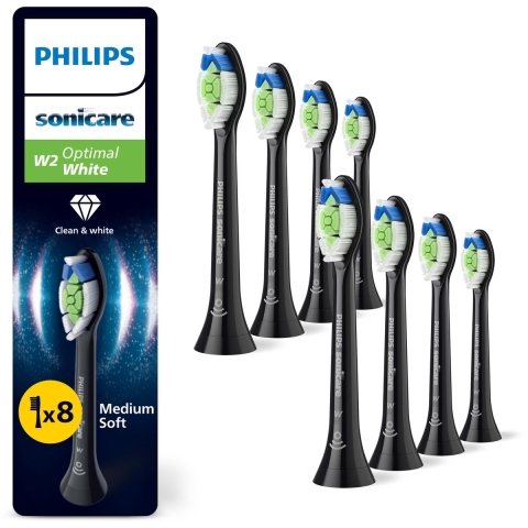 Philips Optimal White HX6068/88 Set van 8 opzetborstels