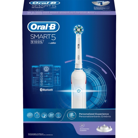 Oral-B SmartSeries Smart 5 5100S White Elektrische Tandenborstel Powered By Braun
