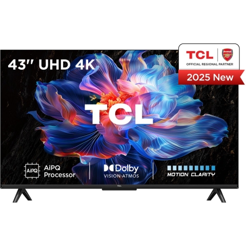 TCL V6C 43V6C tv 109,2 cm (43") 4K Ultra HD Smart TV Wifi Metallic 260 cd/mÂ²