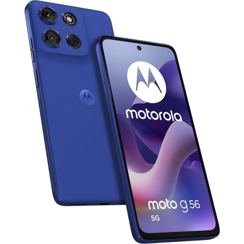 Motorola moto g56 5G 17,1 cm (6.72") Hybride Dual SIM Android 15 USB Type-C 8 GB 256 GB 5200 mAh Blauw