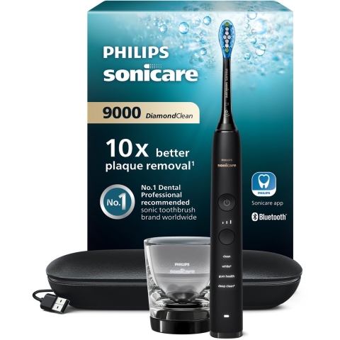 Philips Sonicare DiamondClean DiamondClean 9000 HX9911/09 Elektrische sonische tandenborstel met app - Zwart