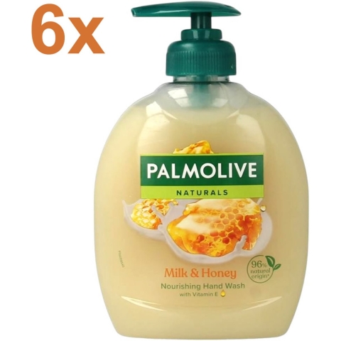6x Palmolive Naturals Milk&Honey 300 ml
