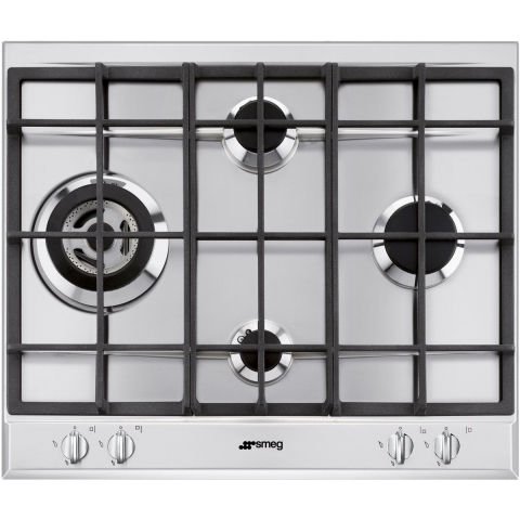 SMEG P261XGHNLK Inbouw Gas Kookplaat