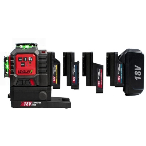 Levelfix X18V-MW 18V Batterij Adapter Voor Milwaukee