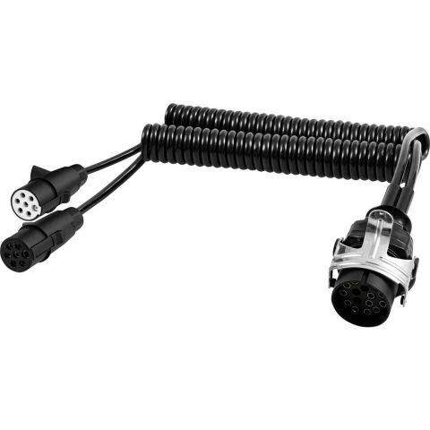 SecoRüt ECO771-136 Verbindingskabel [Aanhangercontact 15-polig - Aanhangercontact 7-polig type N, Aanhangercontact 7-polig type S]