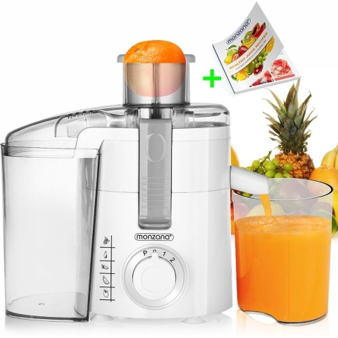 Sapcentrifuge Wit 26,5x17,5x28cm 670W Opvangbak 1,1L