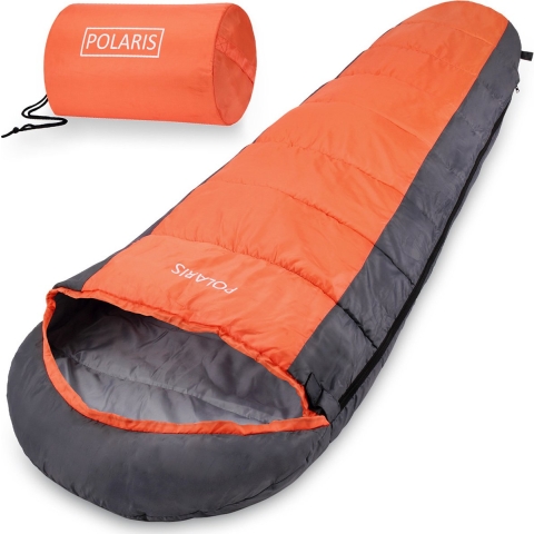POLARIS Mummieslaapzak 210x75 cm -7°C Outdoor Antraciet