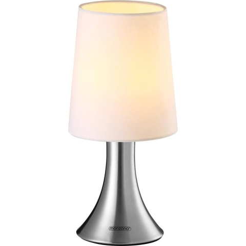 Tafellamp Wit RVS 29,5x10,5x10,5cm E14 Dimbaar Touch