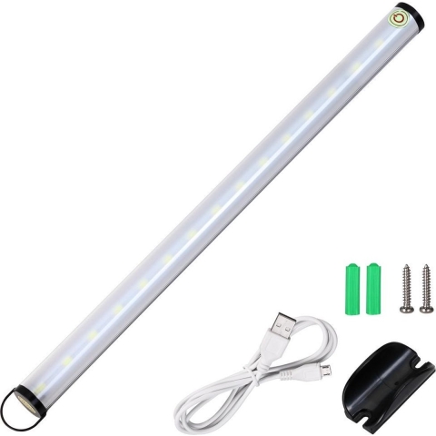 LED-onderbouwverlichting 2x30cm USB-poort Dimbaar