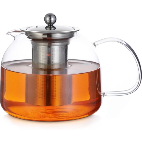 Theepot Glas incl Zeefje 1,5L