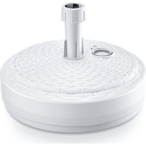 Paraplubak Wit polyrotan look Ø39cm