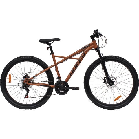 Huffy Korros 27.5 - Mountainbike heren - 21 versnellingen Shimano TZ500 - Brons