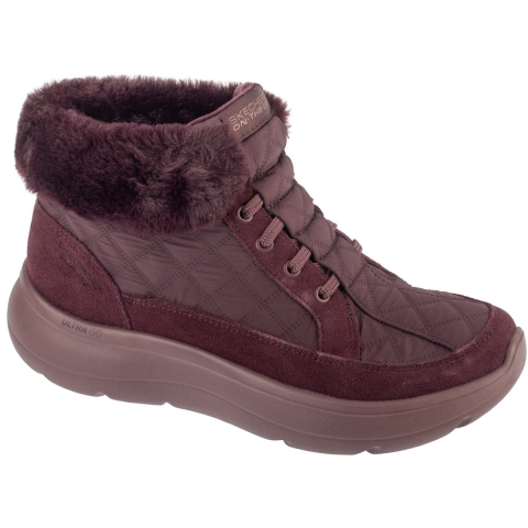 Skechers On-The-Go Encore Elisa Textiel Dames Burgundy Winter Enkellaarsjes