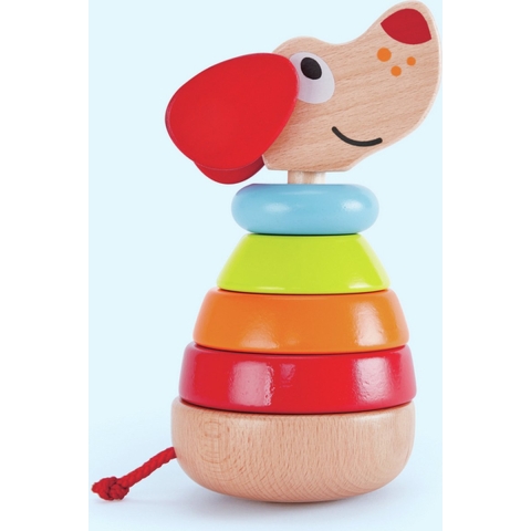 Hape Activiteitenspeelgoed - Pepe Sound Stacker - Hape - OneSize - Speelgoed