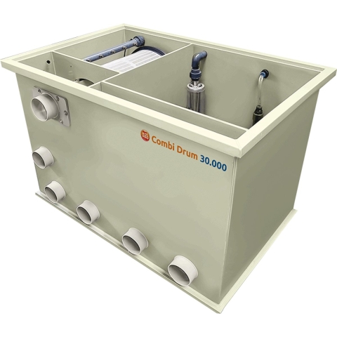 Koi Pro Aquadistri combi drum 30.000 gravity Koi Pro Aquadistri - Aquadistri