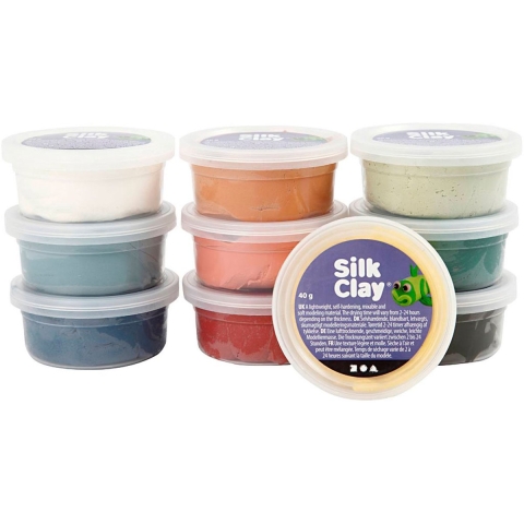 Silk Clay 10 doosjes 40 Pastelkleuren