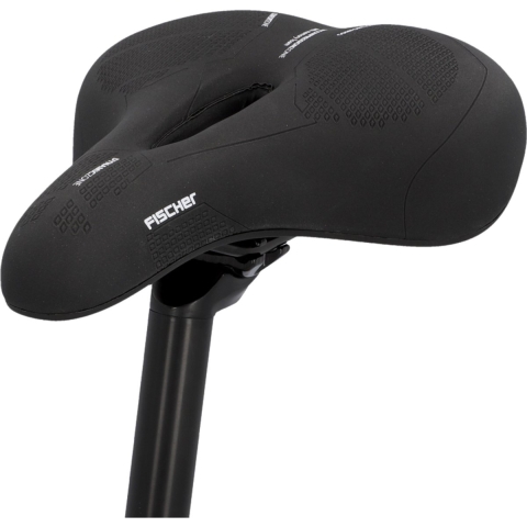 FISCHER FAHRRAD R.E.Med MEMORY FOAM Zadel Zwart