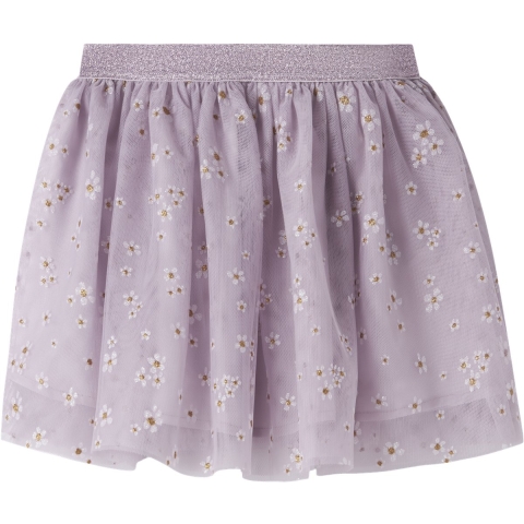 Name It Rok - Tule - NmfVabos - Lavender Mist/BLOEMEN - Name It - 4 jaar (104) - Rok