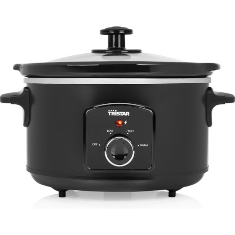 Tristar Slowcooker VS-3915 - 3.5 liter - Met uitneembare keramische binnenpan - Warmhoudfunctie - Zwart