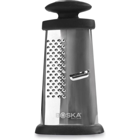 Boska Trio Formaggio - Tafelrasp met 3 raspmethodes - Multifunctioneel - Zilver/Zwart