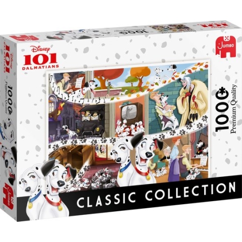 Jumbo Puzzel Disney Classic Collection 101 Dalmatians - Legpuzzel - 1000 stukjes