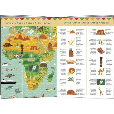 Djeco Meer dan een wereldkaart - 200 stukjes