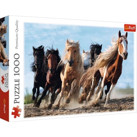 Trefl Paarden in galop puzzel - 1000 stukjes